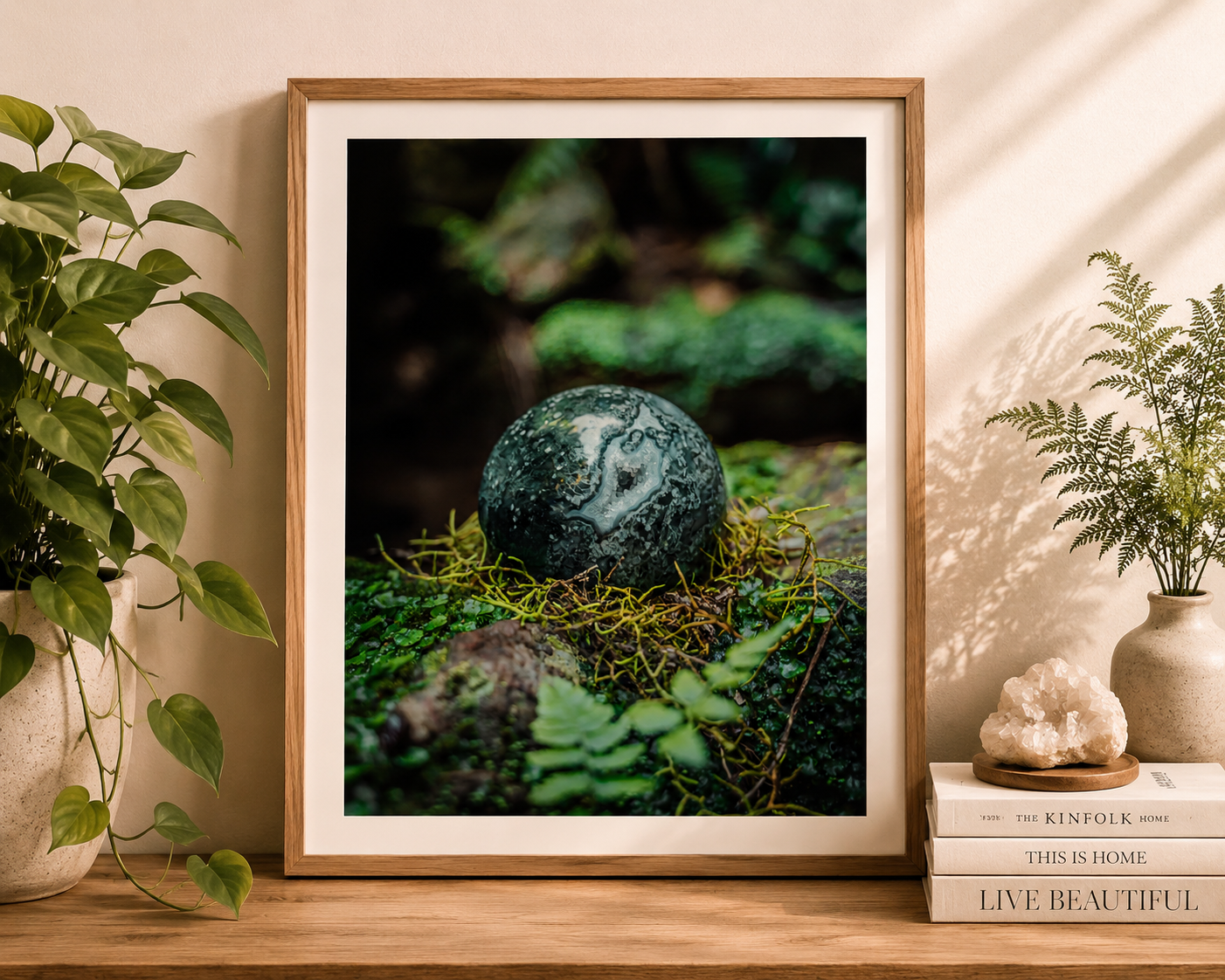 Forest Moss Agate | Nature Photography Print