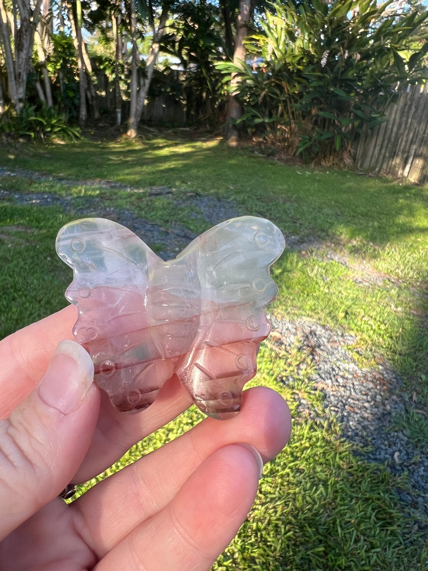 FIRE QUARTZ BUTTERFLY