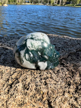 Load image into Gallery viewer, Moss Agate Skull