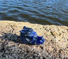 Load image into Gallery viewer, Lapis Lazuli Dragons Head