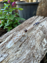 Load image into Gallery viewer, Colombian Quartz Macrame Pendant