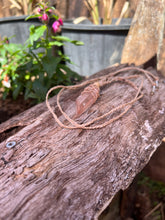 Load image into Gallery viewer, Scarlet Temple Lemurian Quartz Macrame Pendant