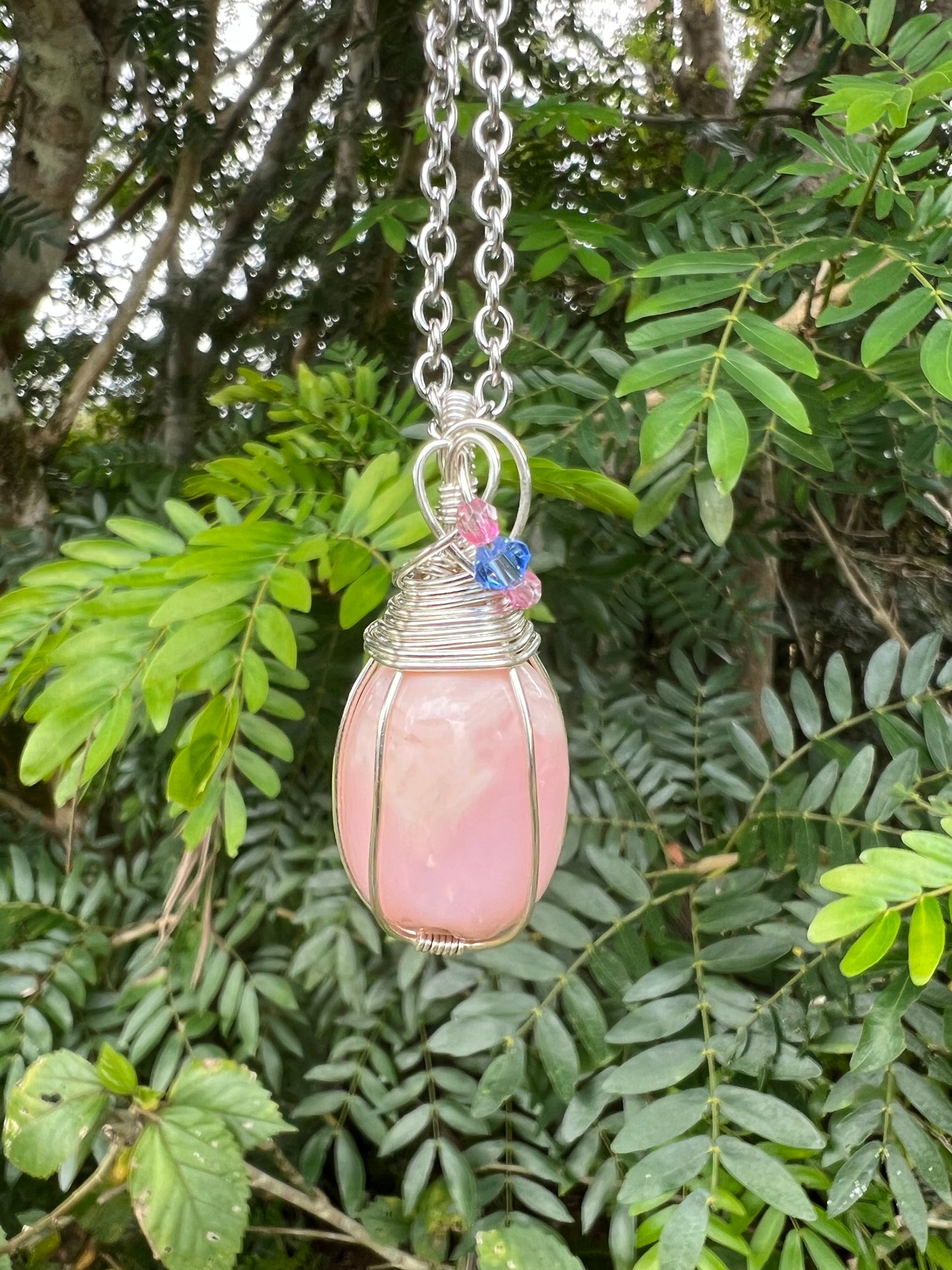 Pink Opal Pendant