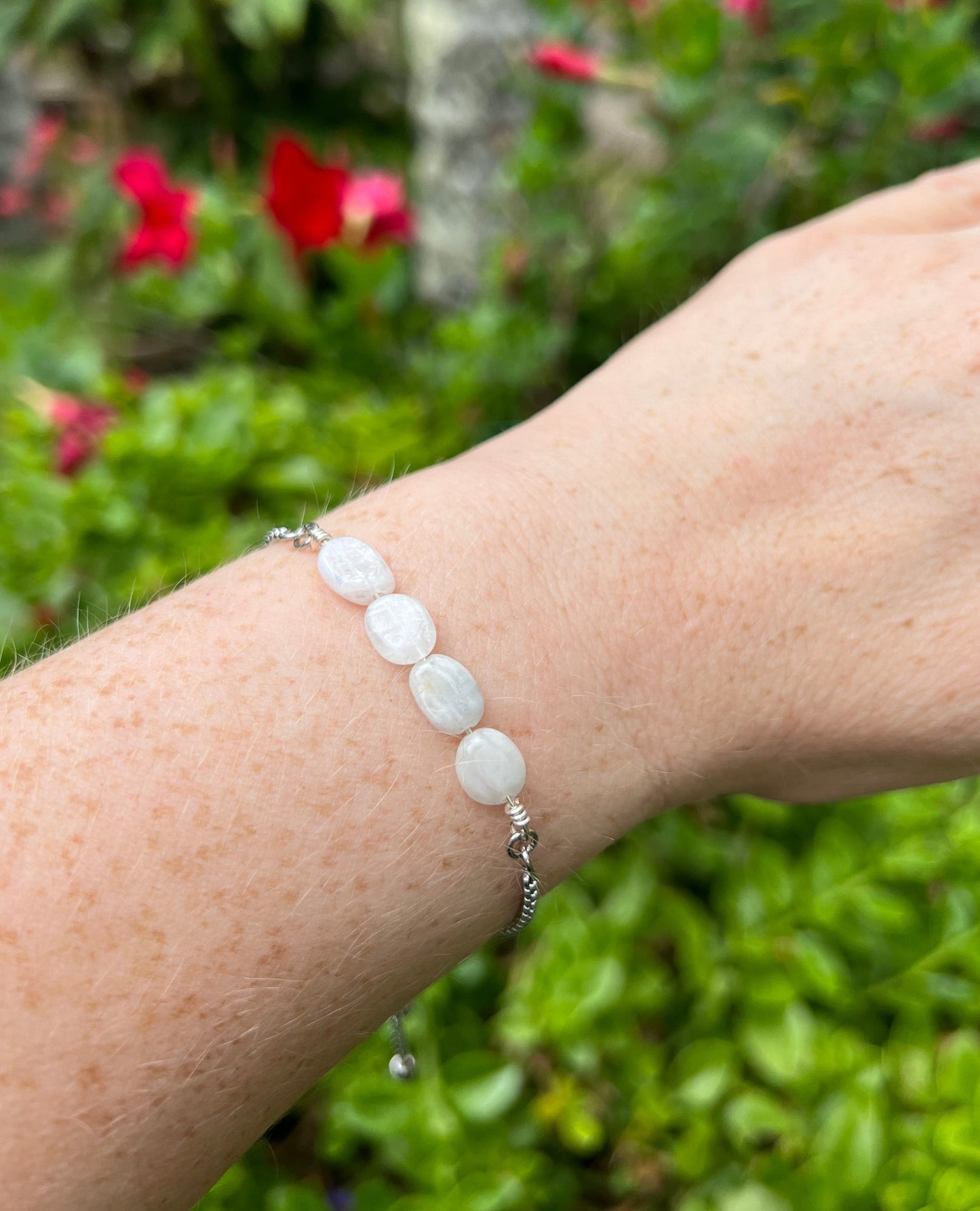 Moonstone Silver Braelet