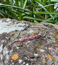 Load image into Gallery viewer, Strawberry Quartz Silver Bracelet