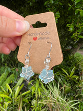 Load image into Gallery viewer, Lustful Aquamarine Star Earrings