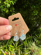 Load image into Gallery viewer, Lustful Aquamarine Star Earrings