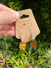 Load image into Gallery viewer, Flashy Tigers Eye Earrings