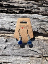 Load image into Gallery viewer, Rare Bi-Colour Kyanite Disc Earrings
