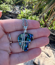 Load image into Gallery viewer, Vibrant Abalone Shell Pendant