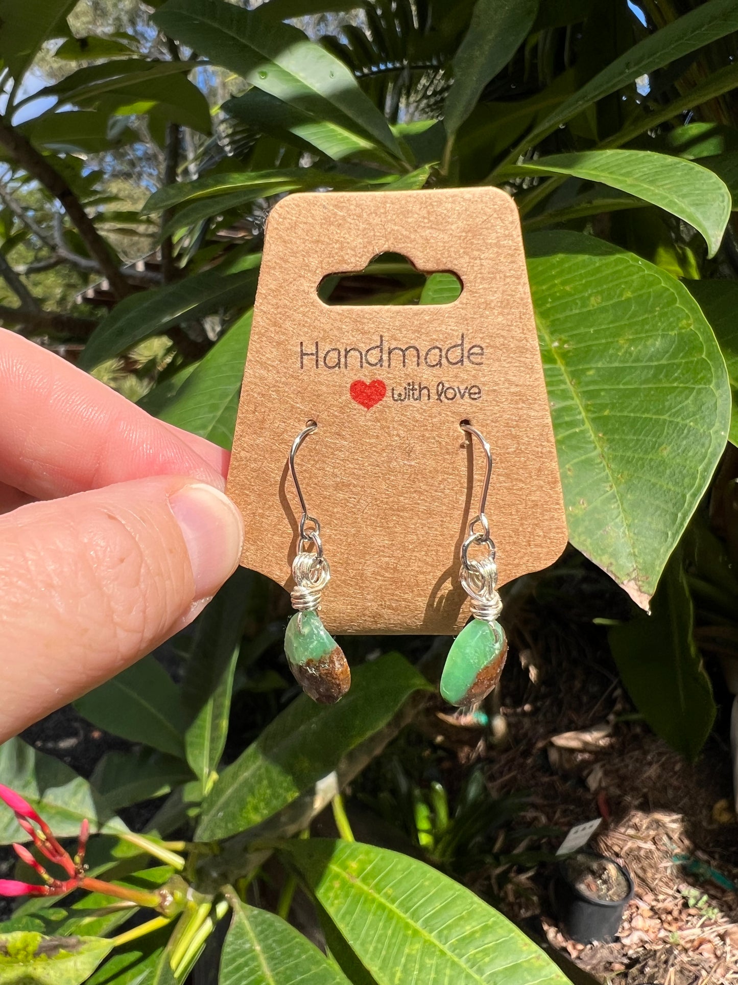 Calming Chrysoprase Earrings