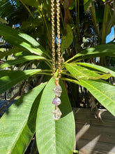 Load image into Gallery viewer, Herkimer Diamond & Amethyst Pendant