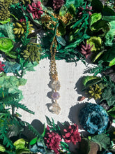 Load image into Gallery viewer, Herkimer Diamond & Amethyst Pendant