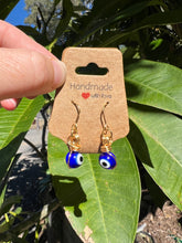 Load image into Gallery viewer, Evil Eye Earrings