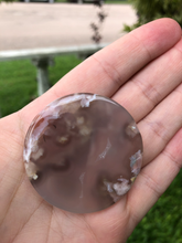 Load image into Gallery viewer, Flower Agate Disc