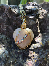 Load image into Gallery viewer, Citrine Heart Pendant (Heat Treated)