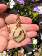 Load image into Gallery viewer, Citrine Heart Pendant (Heat Treated)