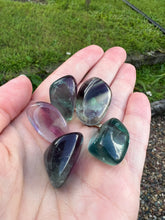 Load image into Gallery viewer, Rainbow Fluorite Tumble