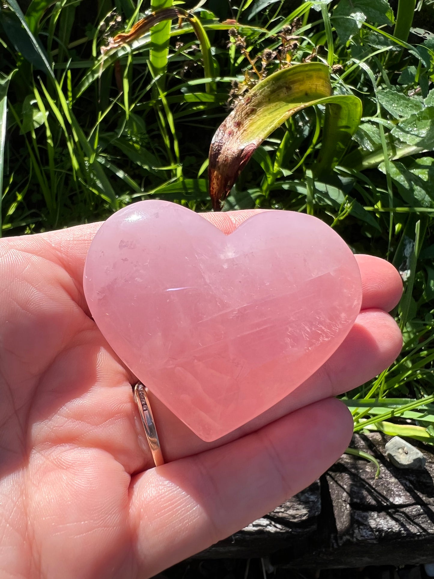 Rose Quartz Heart