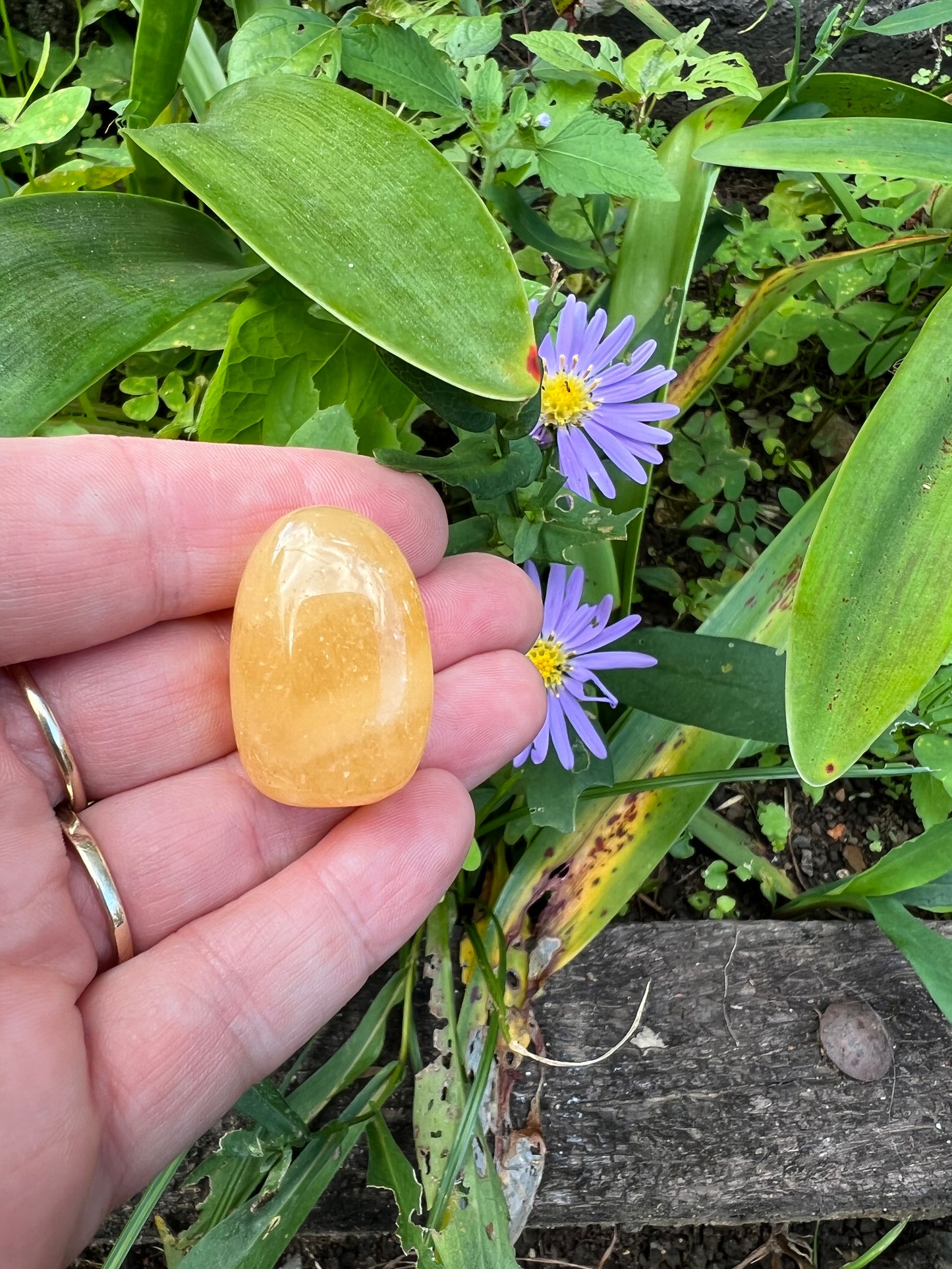 Orange Calcite Tumble