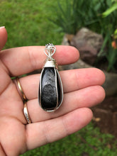 Load image into Gallery viewer, Silver Sheen Obsidian Pendant