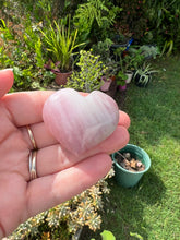 Load image into Gallery viewer, Lavender Rose Quartz Heart