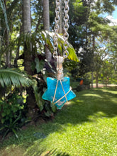 Load image into Gallery viewer, Blue Apatite Star Pendant