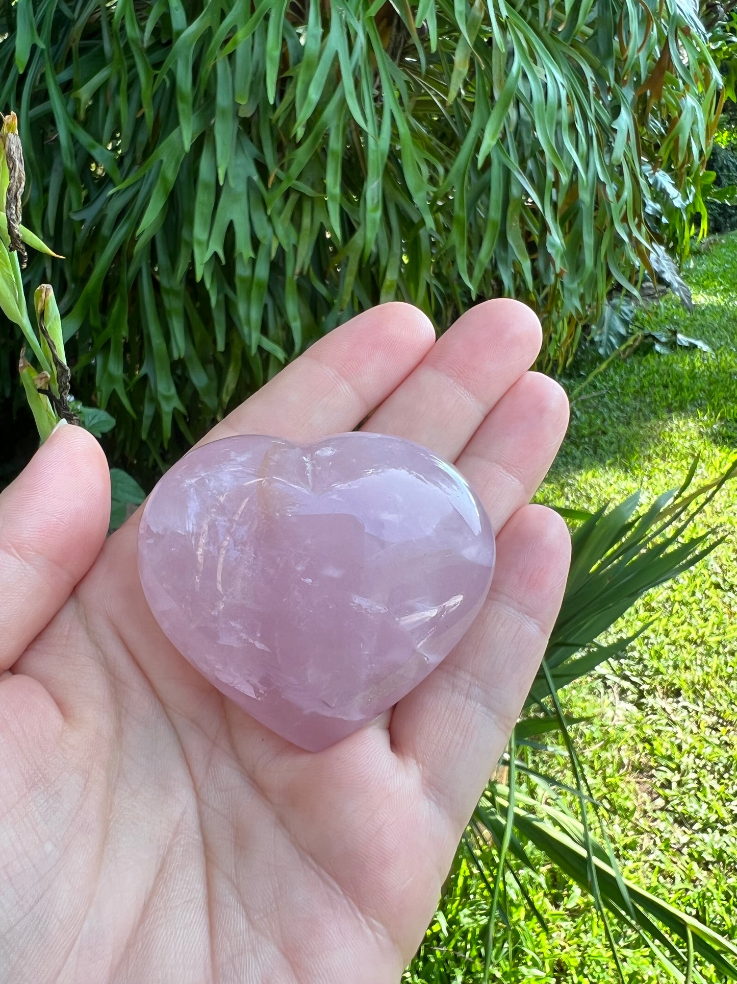 Rose Quartz Heart