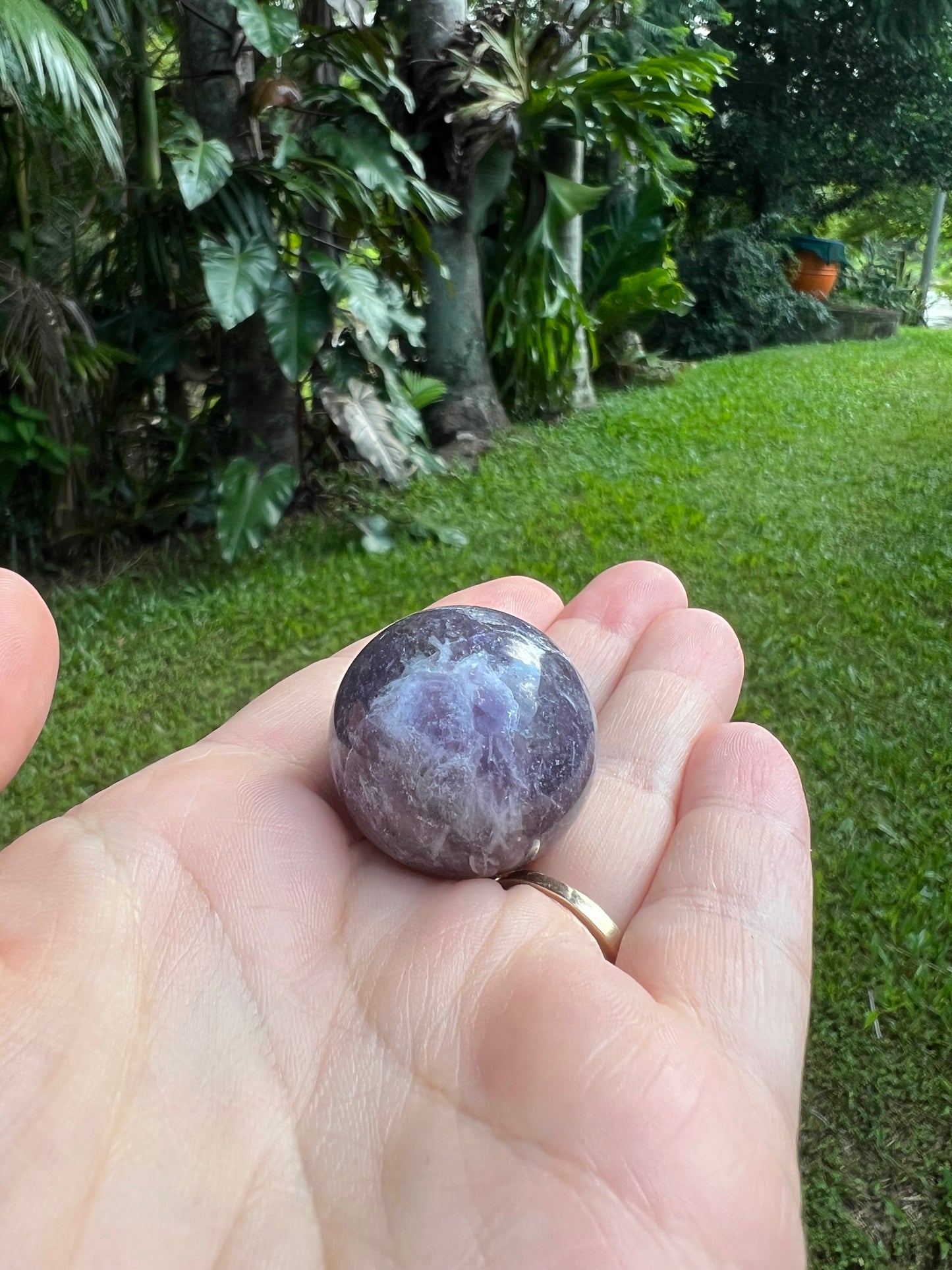 Lepidolite Sphere