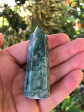 Load image into Gallery viewer, Jade with Pyrite Tower