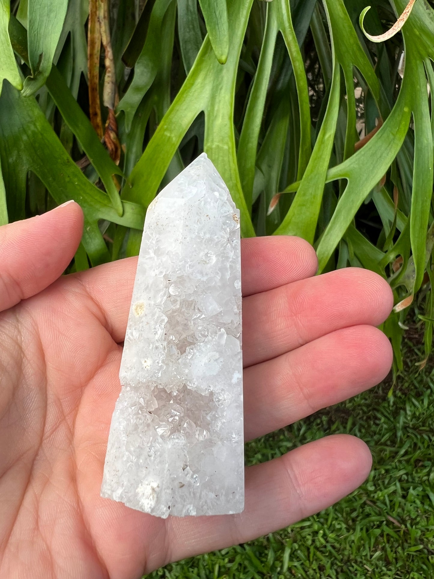 Druzy Quartz Tower