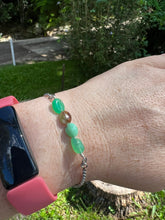 Load image into Gallery viewer, Chrysoprase Silver Bracelet