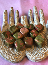 Load image into Gallery viewer, Unakite Cubes