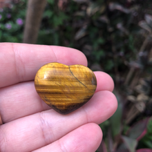 Load image into Gallery viewer, Tiger Eye Puff Heart