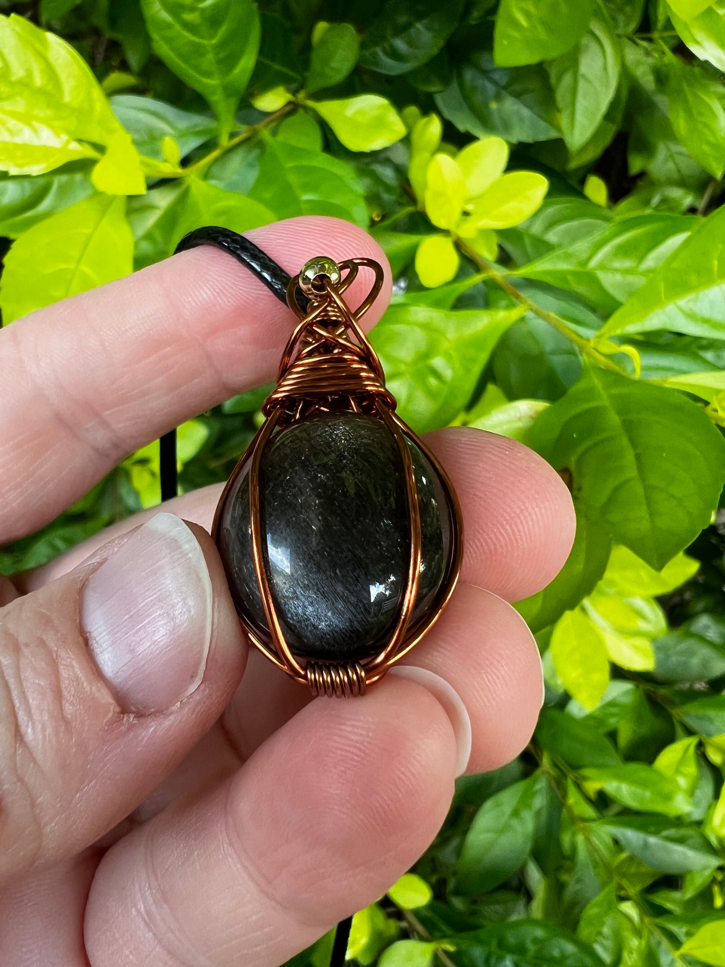 Black Moonstone Pendant