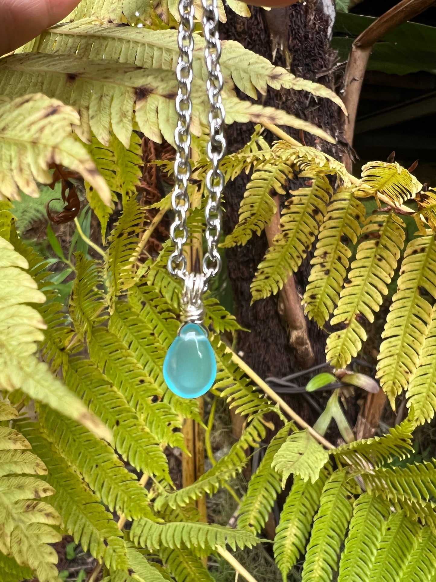 Ice Amazonite Pendant