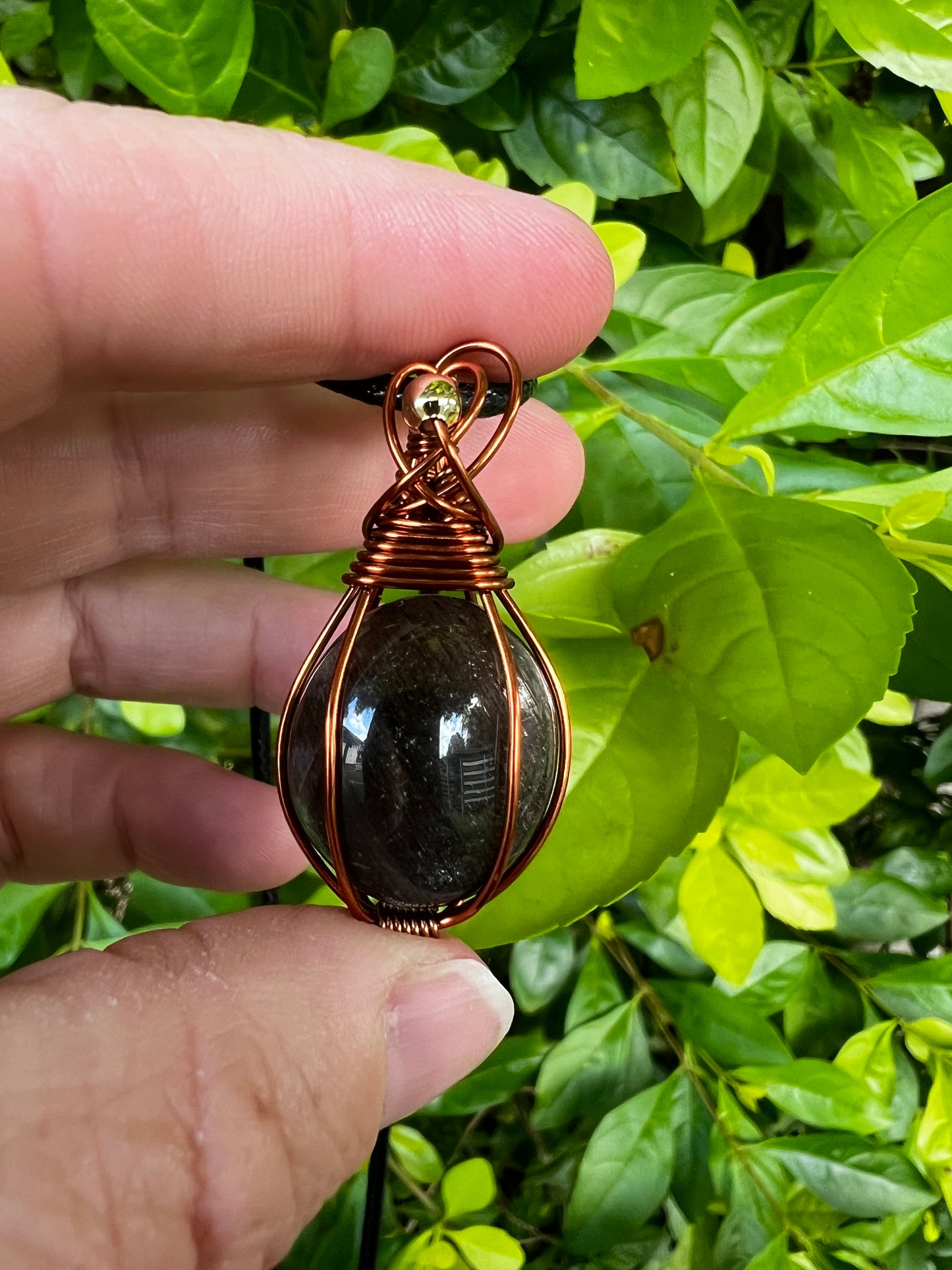 Black Moonstone Pendant