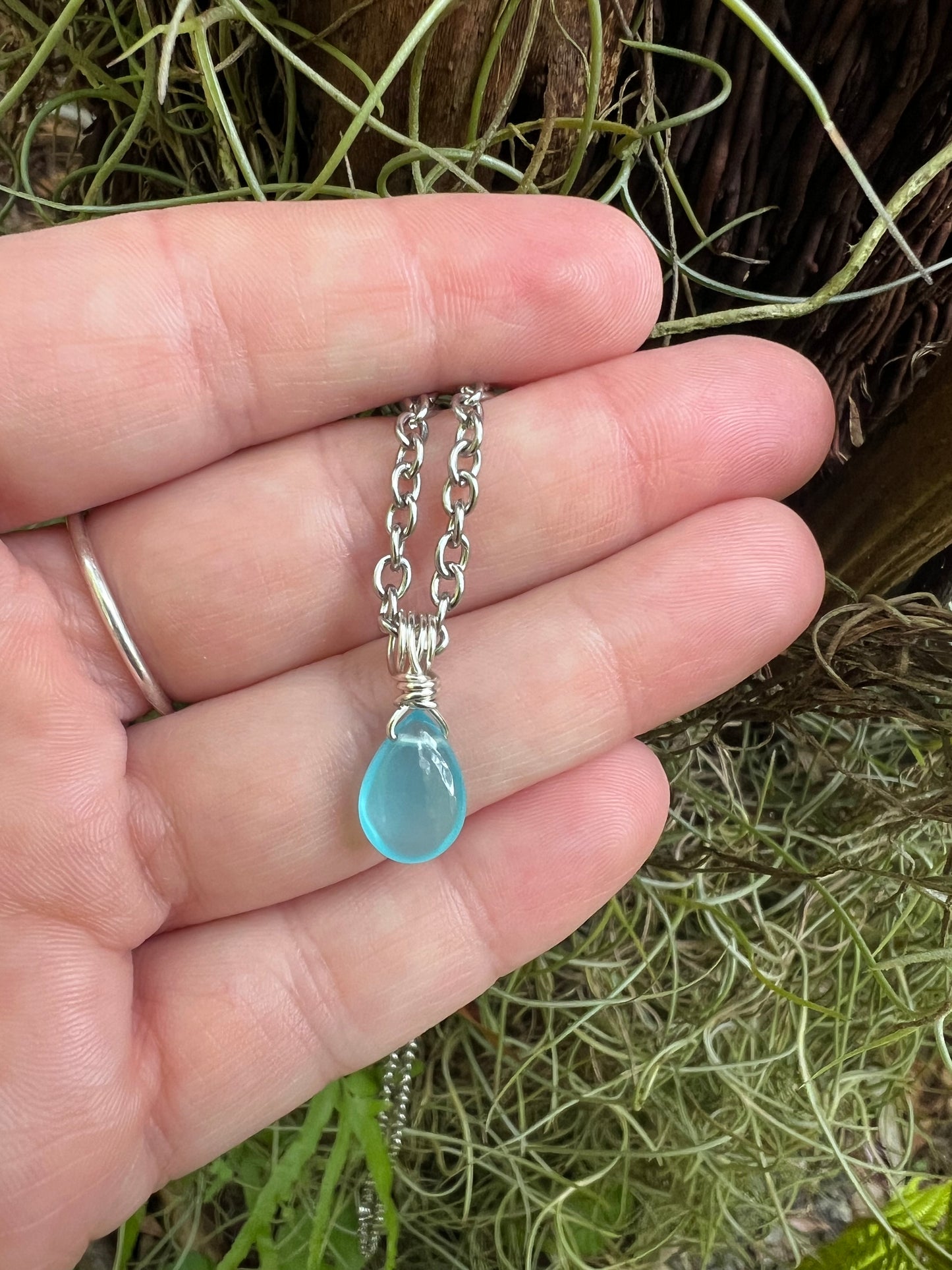 Ice Amazonite Pendant