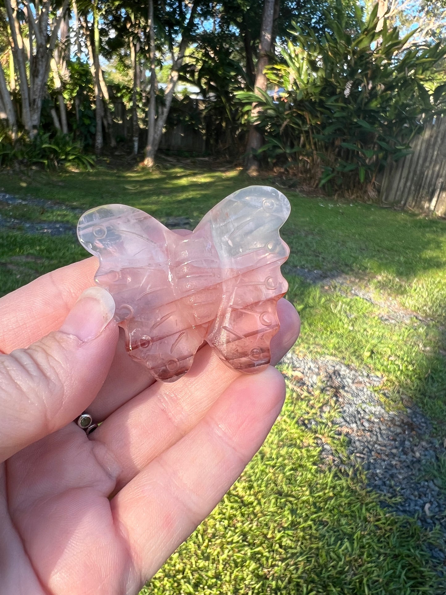 FIRE QUARTZ BUTTERFLY