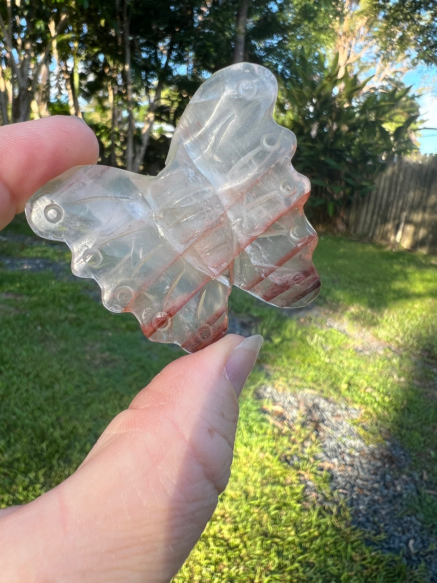 FIRE QUARTZ BUTTERFLY