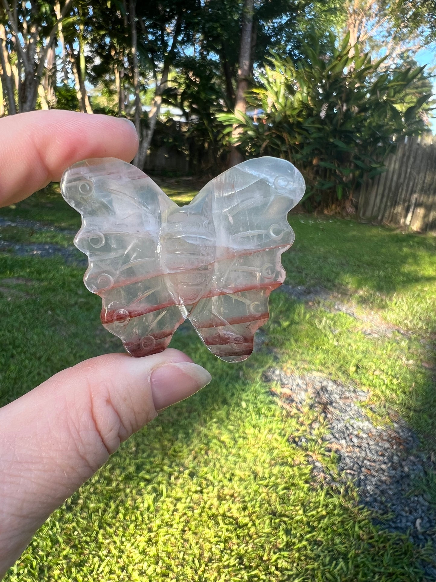 FIRE QUARTZ BUTTERFLY