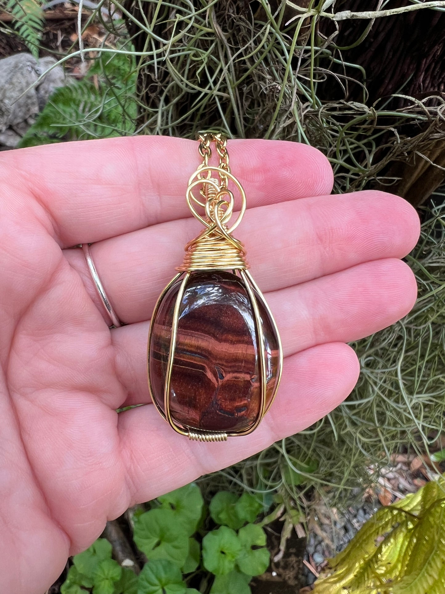 Red Tiger Eye Pendant