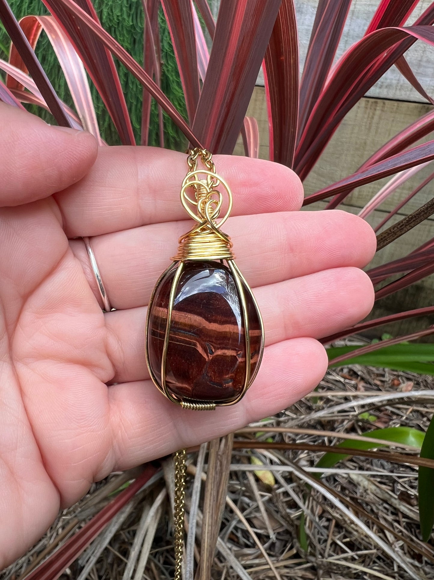 Red Tiger Eye Pendant