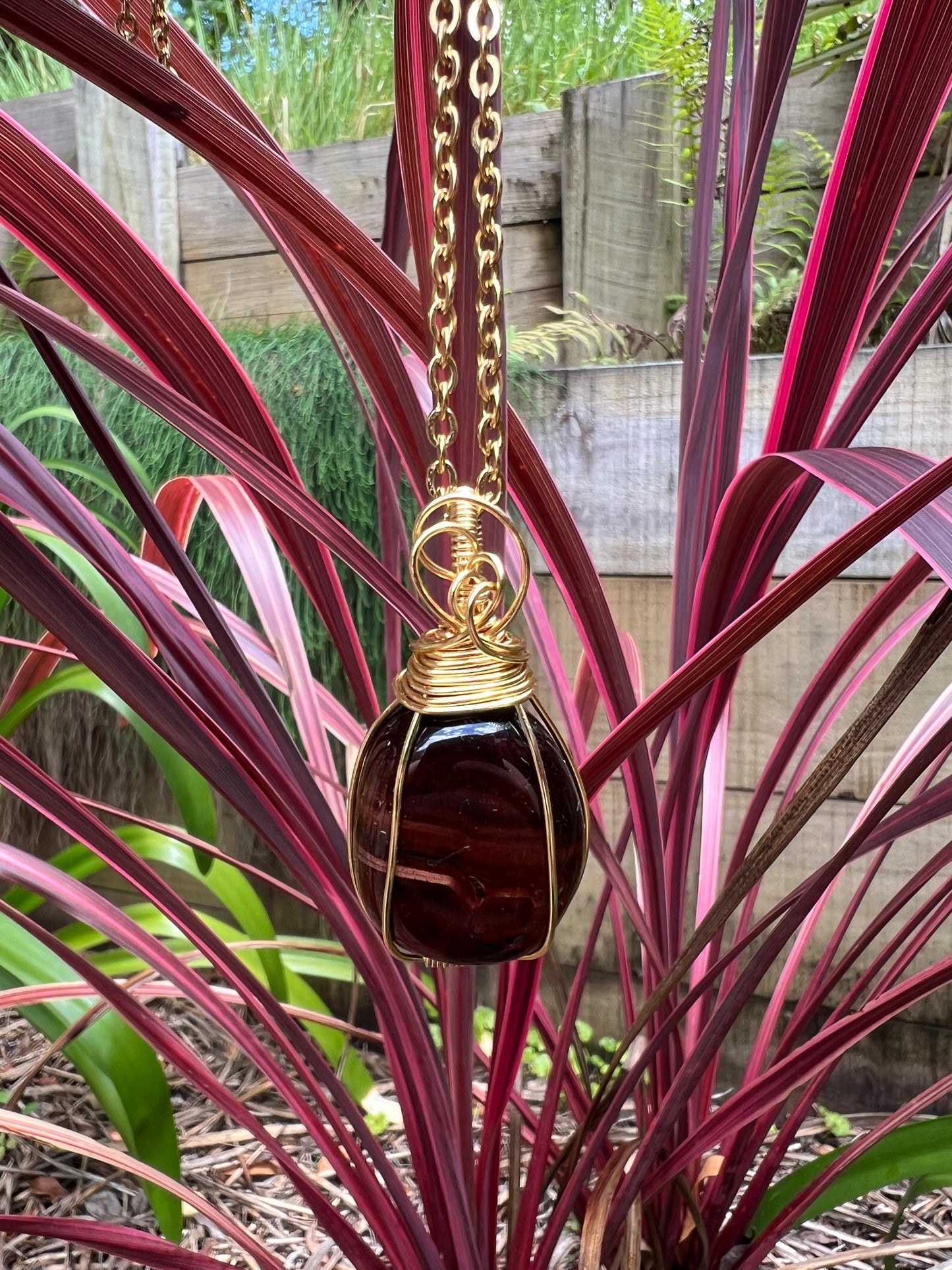 Red Tiger Eye Pendant