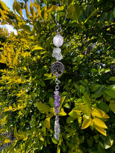 Load image into Gallery viewer, Tree of Life Suncatcher | Rose Quartz, Amethyst &amp; Clear Quartz
