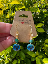 Load image into Gallery viewer, Bird Earrings | Amazonite
