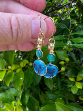 Load image into Gallery viewer, Bird Earrings | Amazonite
