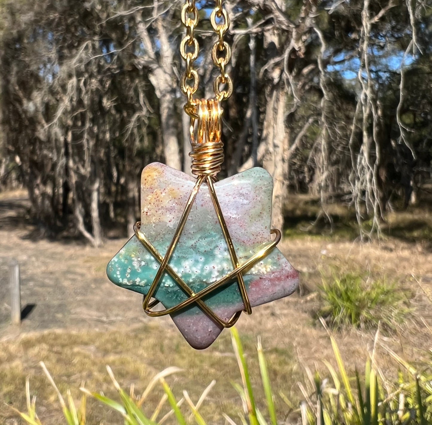 Ocean Jasper Pendant