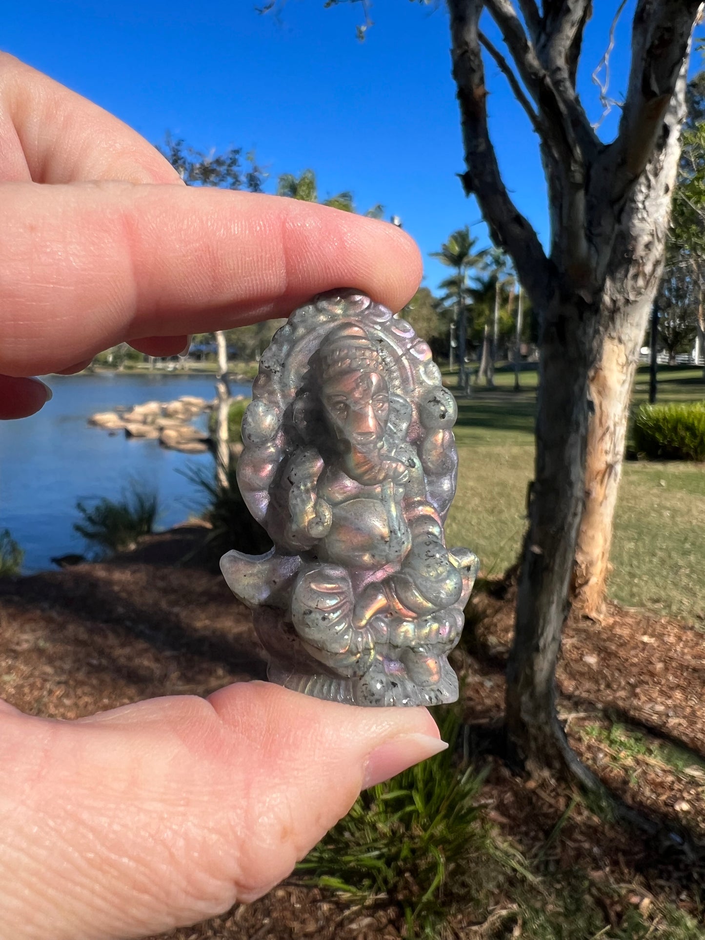 Labradorite Ganesha