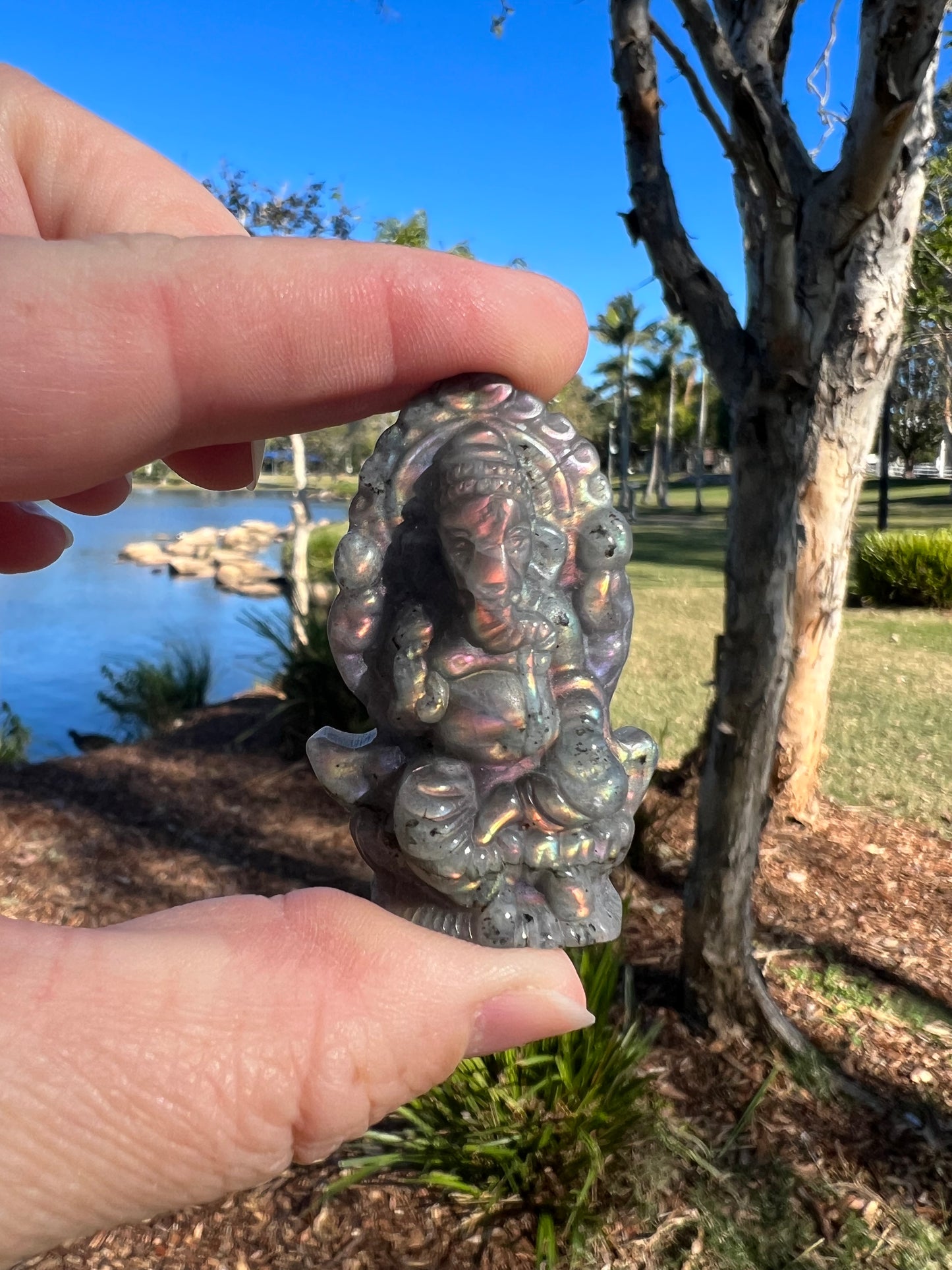 Labradorite Ganesha